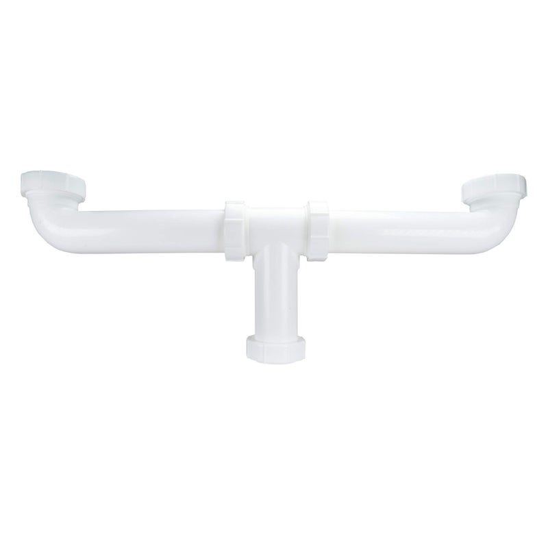 Danco 50974 1-1/2-by-16" Center Outlet Continuous Waste, Slip-Joint, PVC, White - Image 4